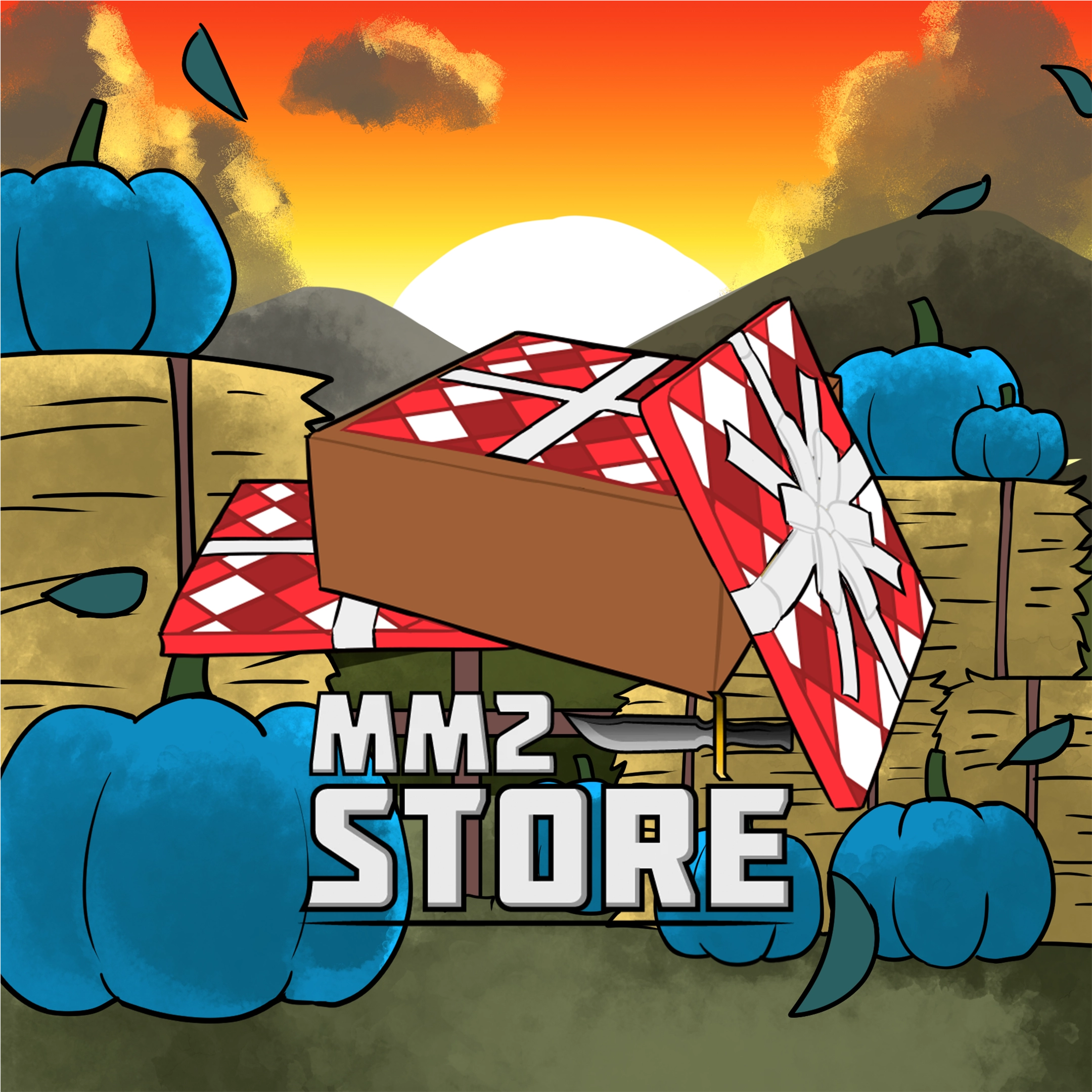 Box of Red Wrapping Paper