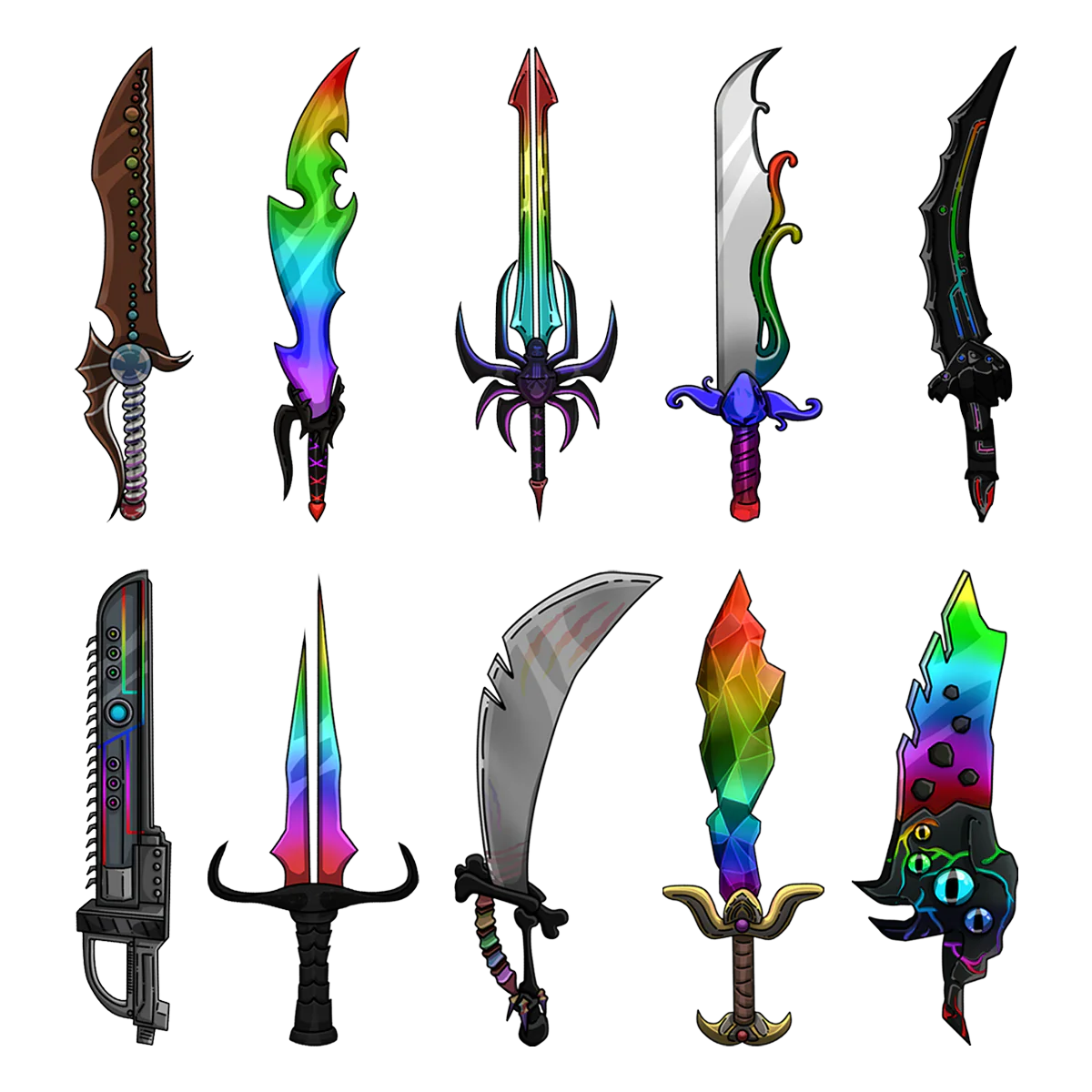 Full Chroma Knives Set
