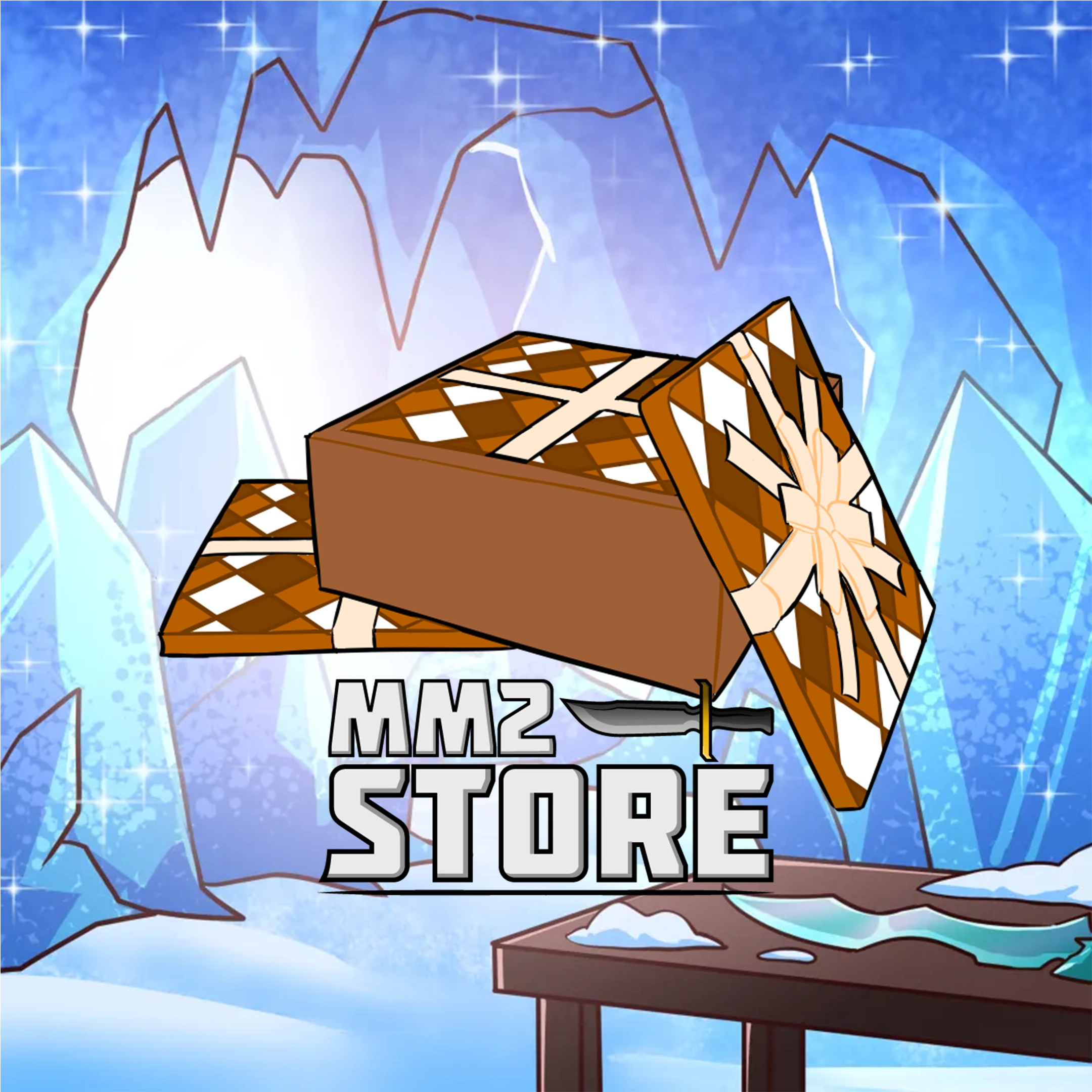 Box of Gold Wrapping Paper