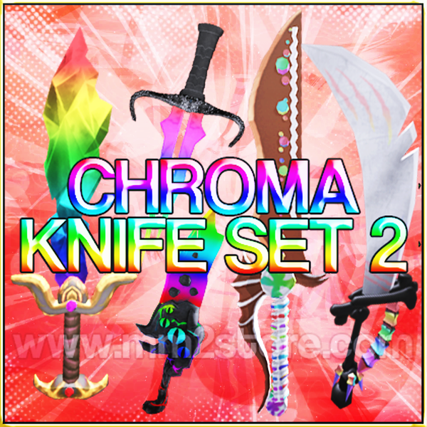 Chroma Knife Set 2 Shop MM2 Godlys and more from MM2Store